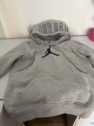 Sudadera Jordan Gris con Logo