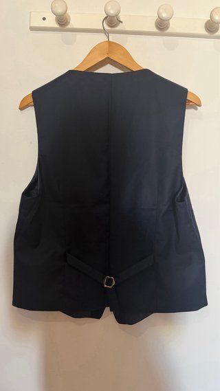 Traje 3 piezas azul marino talla M