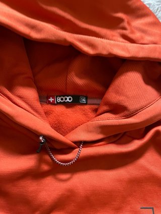 Sudadera con capucha +8000 Naranja