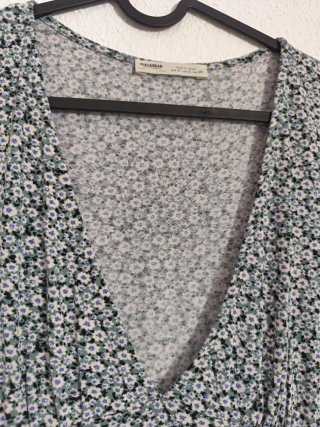 Vestido floral Pull&Bear S