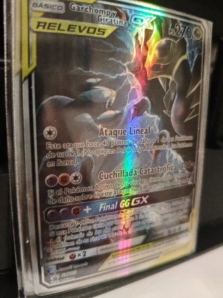 Carta Pokémon Garchomp & Giratina GX 270 PS.