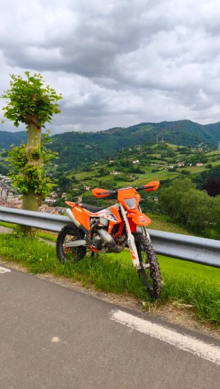 KTM 300 EXC 2023 Naranja/Blanca