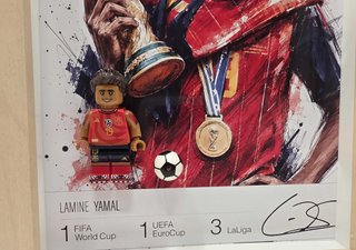 Cuadro minifigura Lamine Yamal