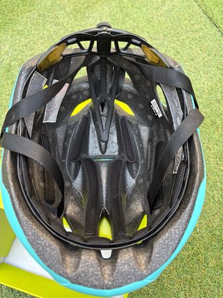 Casco Ciclismo MET Azul
