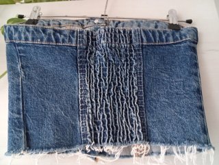 Top vaquero denim