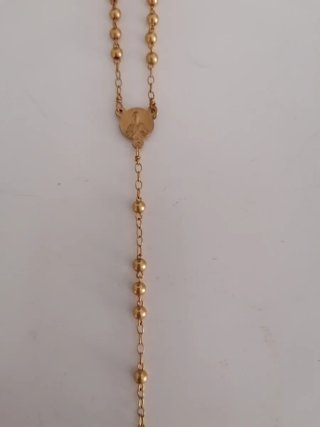 Rosario dorado 29cm