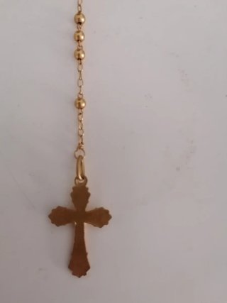Rosario dorado 29cm