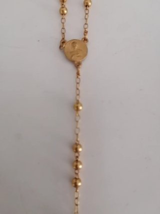 Rosario dorado 29cm