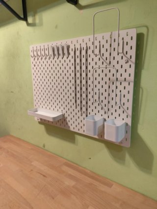 Mesa Abatible Madera + Tablero Organizador