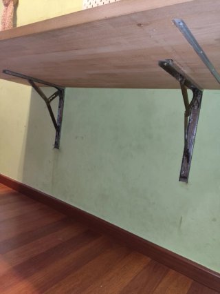 Mesa Abatible Madera + Tablero Organizador