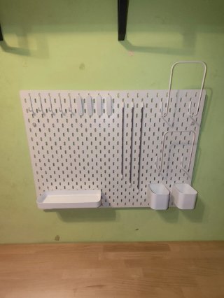 Mesa Abatible Madera + Tablero Organizador