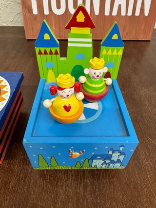 2 Cajitas Musicales Infantiles Madera