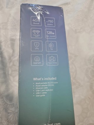 MUDI PORTABLE 4G LTE ROUTER GL-E750
