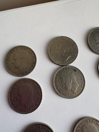 Lote 14 monedas de 25 Pesetas España 82- 1980-1984