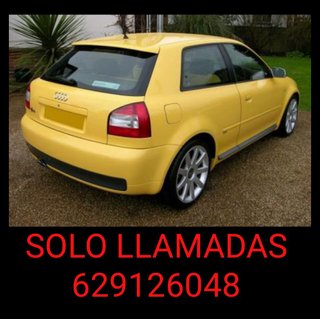 018-PARAGOLPES DELANTERO Y TRASERO AUDI A3 8L LOOK