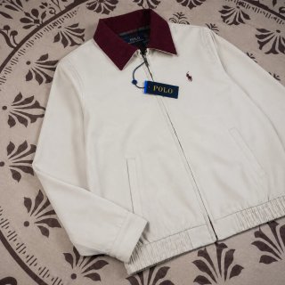 Chaqueta Polo Ralph Lauren Harrington Beige Roja