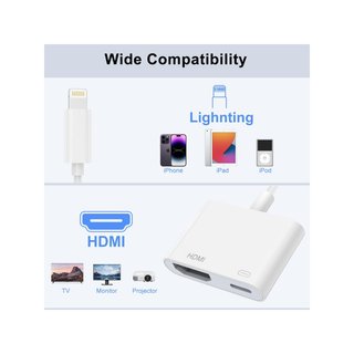 Adaptador Lightning a HDMI para iPhone iPad