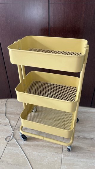 Carrito Auxiliar Ikea Raskog Amarillo