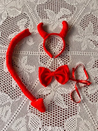ACCESORIOS DISFRAZ DE DEMONIO.