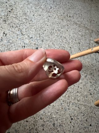Anillo Plata Diseño Om