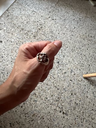 Anillo Plata Diseño Om