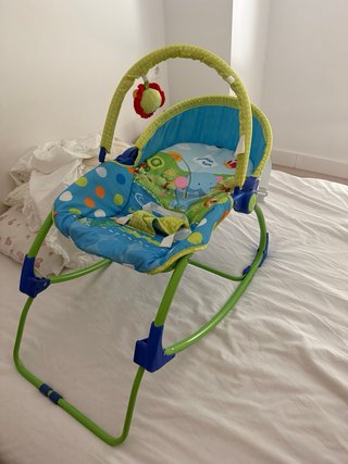 Hamaca para bebé con arco de juegos