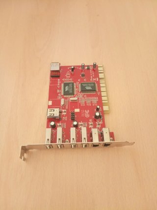 Tarjeta PCI USB 2.0 + FireWire IEEE 1394