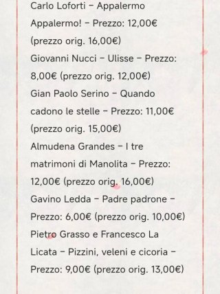 Vasta selezione di libri COME NUOVI