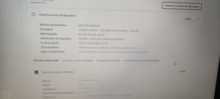 Portátil Acer Core i7 16GB RAM SSD W11