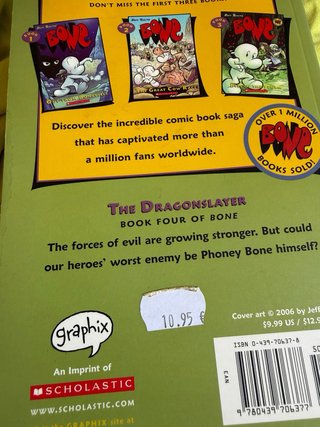 Jeff Smith. Bone. Vol. 1, 2, 3, 4