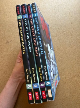 Jeff Smith. Bone. Vol. 1, 2, 3, 4