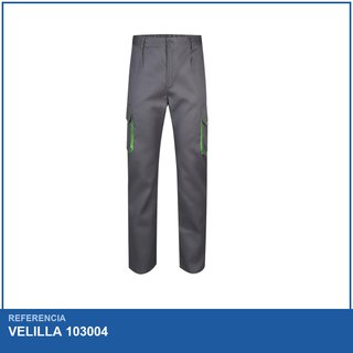 VELILLA 103004 Pantalón trabajo bicolor