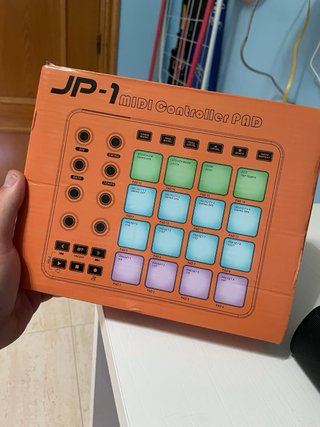 Controlador MIDI JAMJU JP-1 Pads Naranja/Blanco