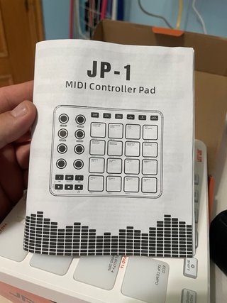 Controlador MIDI JAMJU JP-1 Pads Naranja/Blanco