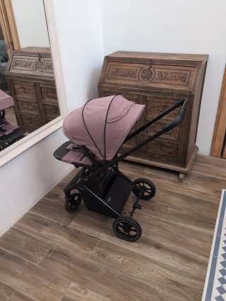 Silla de paseo Carrello ligera color rosa