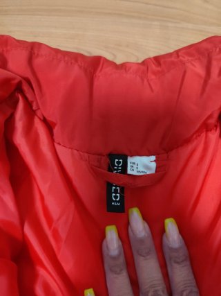Plumas roja talla S