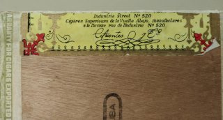 Caja de Puros Partagás Vacía - Habana