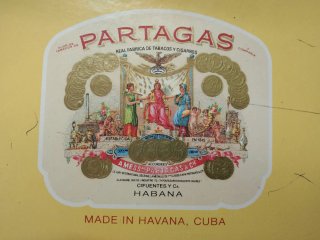Caja de Puros Partagás Vacía - Habana