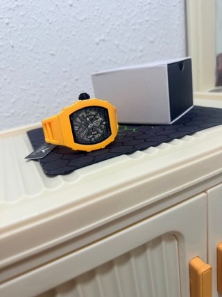 Reloj Automático Hombre Amarillo