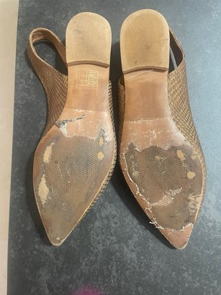 Zapatos Peca's Talla 37 Dorados.