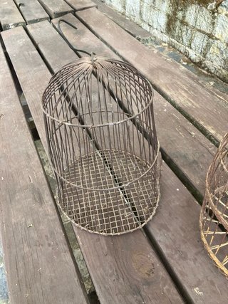 Jaulas antiguas de perdiz