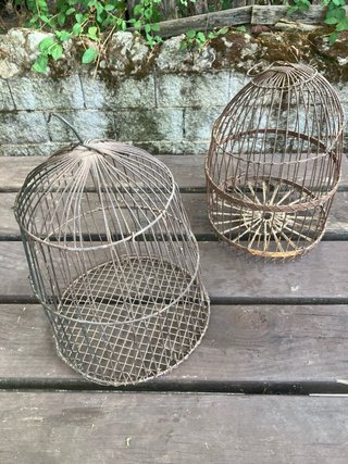 Jaulas antiguas de perdiz