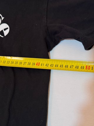 T-shirt Ellesse nera con logo
