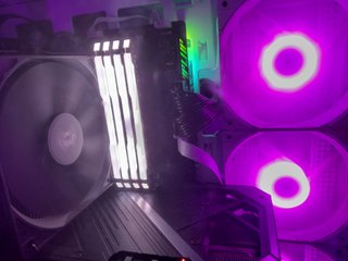 Placa base, 32gb ram y disipador