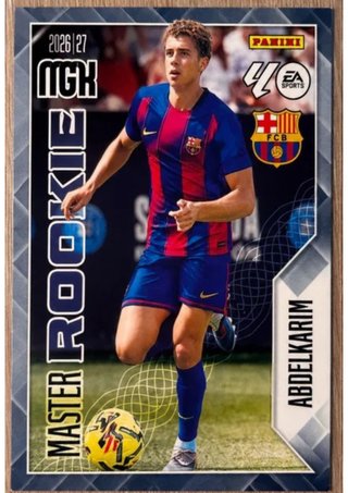 CARTA ABDELKARIM Nº406 MASTER ROOKIE FC BARCELONA!