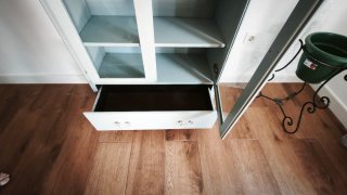 Vitrina IKEA Cristal Madera
