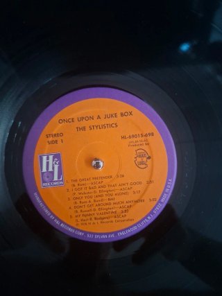 LP The Stylistics - Once Upon a Juke Box