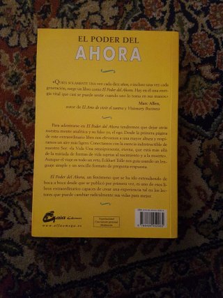 El poder del ahora una guía para la iluminación...