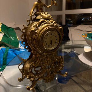 Reloj de sobremesa Landex bronce 3 kg