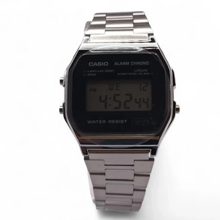 RELOJ CASIO A158WEA-1EF + CAJA